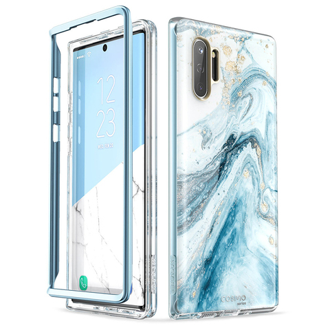 For Samsung Galaxy Note 10 Case (2022 Release) i-Blason Cosmo Full-Body Glitter Marble Cover WITHOUT Built-in Screen Protector ► Photo 1/6