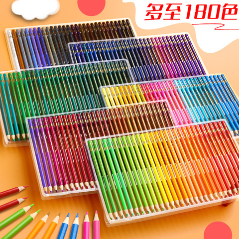 48/72/120/160/180 Colors Wooden Colored Pencils Set Oil HB Drawing Sketch  for School Drawing Sketch Art Supplies Brutfuner