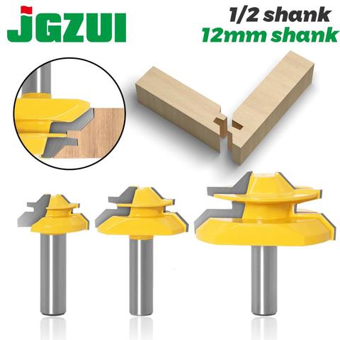 Set of 3 Lock Miter 45 Degree Glue Joint Router Bits .Glue Joint Set Woodworking cutter Tenon Cutter for Woodworking ToolsRCT ► Photo 1/6