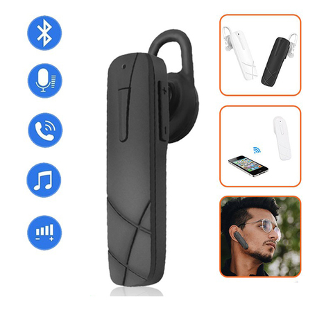 M165 M163 Mini Bluetooth 4.0 Sports Formal Wireless Earphone Ear-hook With Microphone Calling Function and Volume Control Button ► Photo 1/6