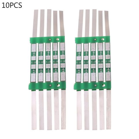 10pcs/set 3.7V 3A BMS Protection Board for 1S 18650 Lithium Battery Over Charge Protective Plat Cell Kit with Solder Belt ► Photo 1/6