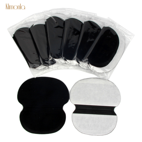 100Pcs Black Summer Underarm Absorbing Sweat Deodorant Armpit Antiperspirant Disposable Pads Dress Clothing Shield Perspiration ► Photo 1/6