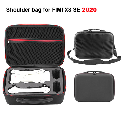 Shoulder Bag for FIMI X8 SE 2022 Drone Carrying Case Handbag Drone Battery Controller Storage Box Waterproof Protector Suitcase ► Photo 1/6