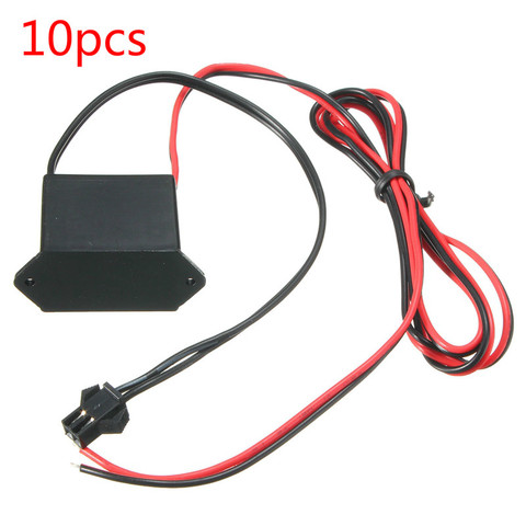 10PCS DC 12V Neon EL Wire Power Driver Controller for 1-10M LED EL Wire Light Inverter Supply Adapter Flexible Neon Wire Driver ► Photo 1/4