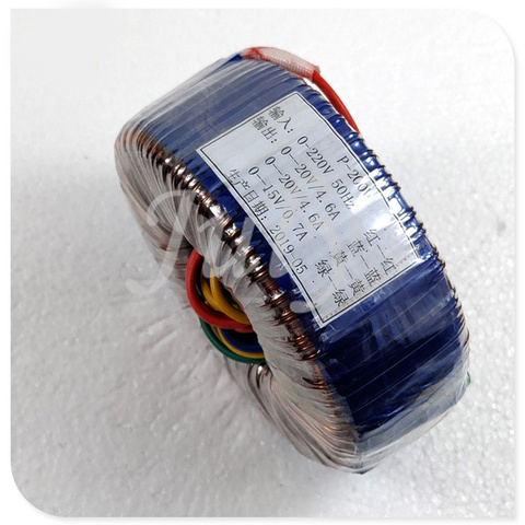 200W pure copper toroidal transformer, dual 20V single 15V, power amplifier PASS LM4766 1969 applicable ► Photo 1/5