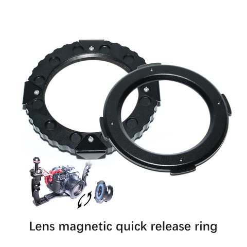 NiteScuba M67 Magnetic Mount with Lock for macro wide angle fisheye lens adapter filter holder underwater camera housing ► Photo 1/6