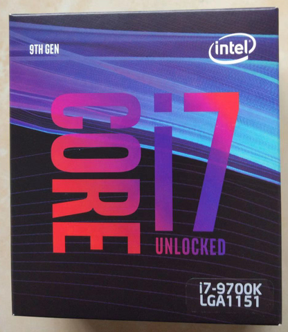 New Original Intel Core Processor Boxed i7-9700K I7 9700K 3.60GHz LGA1151 8-Cores HD VGA CPU free shipping ► Photo 1/1