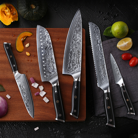 TURWHO Professional Damascus Chef Knife 8, 67 Layer Damascus