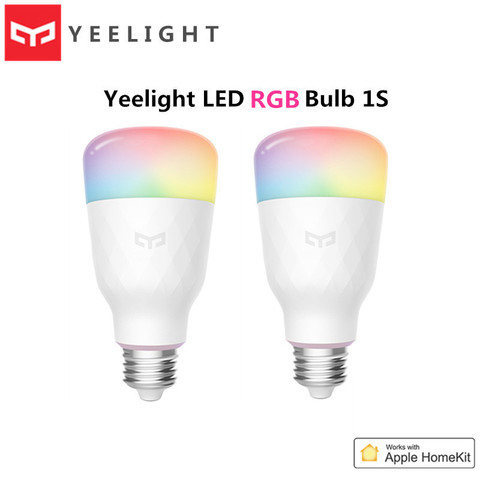 2022 Yeelight LED Bulb 1S 8.5W RBGW AC100-240V E27 800lm Lumens Smart WiFi Light Bulbs Apple Homekit Remote Control ► Photo 1/6