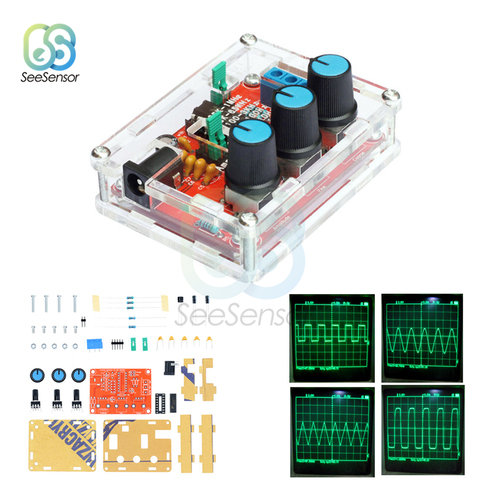 XR2206 Function Signal Generator DIY Kit Sine/Triangle/Square Output 1Hz-1MHz Signal Generator Adjustable Frequency Amplitude ► Photo 1/6