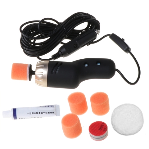 1 Set Car Electric Polisher Cleaning Polishing Waxing Machine Portable Automobile Surface Scratch Repair Auto Care Tool ► Photo 1/6