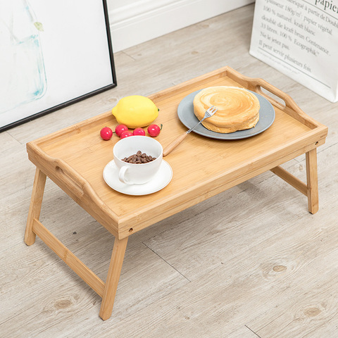 Bed Bamboo Tray Semi-manual Semi-mechanical Bamboo Tray ► Photo 1/5