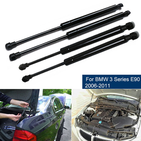 4PCS Gas Spring Hood Lift Tailgate Boot Trunk Support Damper Rear Shock Strut for BMW 3 Series E90 E90N 323i 325i 328i 330i 335i ► Photo 1/6