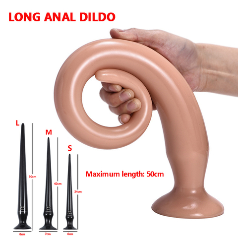 2022 New Long Dildo With Suction Cup Anal Plug For Women Anal Dilator Gay G Spot Buttplug Sex Toys For Man Prostate Massager ► Photo 1/6