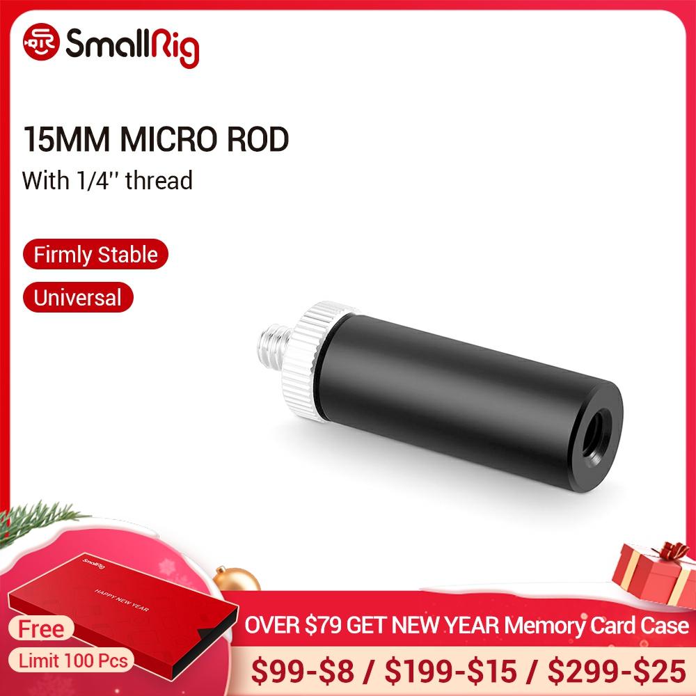 SmallRig Standard Micro 15mm Rod 1.5 Inches Long with 1/4