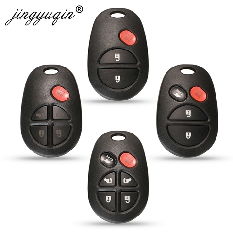 jingyuqin 3/4/5/6 Buttons Remote Control Key Fob Shell case fob for TOYOTA Sequoia Highlander Sienna Tacoma Tundra ► Photo 1/4