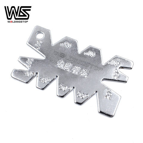 Nickel plated Screw thread Cutting angle gage Gauge Measuring Scale ► Photo 1/4