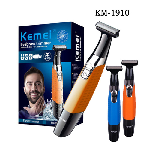 Keimei Electric Beard Trimmer Hair Trimmer USB Rechargeable Shaver for Men Professional Epilator One Blade Beard Clipper Razor ► Photo 1/6