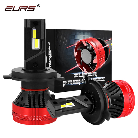 EURS F5 LED Headlights H4 H7 H11 Car LED Headlamp 110W 20000LM H1 H3 H11 H8 H9 H13 H10 H16 9005 9006 Fog Light LED Bulbs 12V 24V ► Photo 1/1