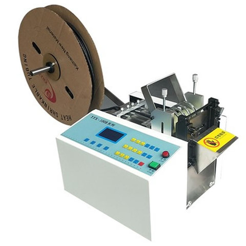 Fully automatic heat shrink sleeve tube wire cutting machine for PVC sleeve silicone tube PE tube cutting 350w 800w ► Photo 1/6