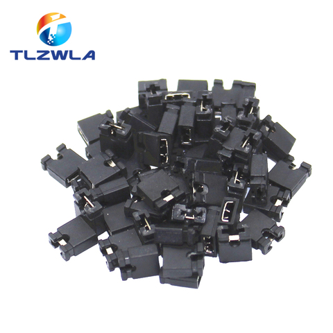 100pcs Pin Header Jumper blocks Connector 2.54 mm for 3 1/2 Hard Disk Drive CD/DVD Drive Motherboard and/or Expansion Card G25 ► Photo 1/1