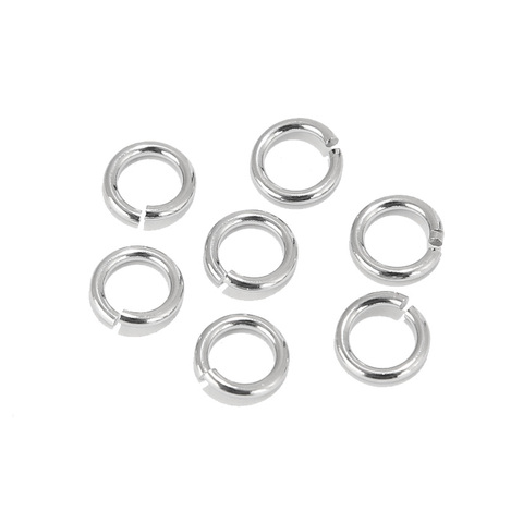 200pcs Stainless Steel Open Ring 3.5mm 4mm 5mm 6mm 7mm 8mm 9mm Jump Rings DIY Making Jewelry Connector Accessoires Ring Findings ► Photo 1/5