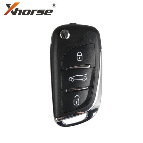 XHORSE For DS Type Remote Key 3 Buttons for VVDI2 Volkswagen X002 Wire Remote Key 5pcs/lot ► Photo 1/6