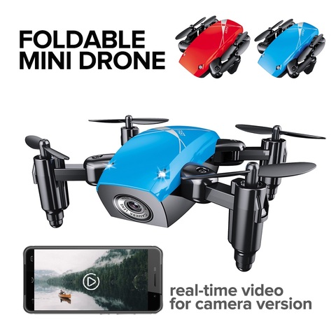 JD JY018 FPV Radio R/C Portable Quadcopter 720P Camera WiFi Foldable Selfie Pocket Drone VS E58 Remote Control Flycam Helicopter ► Photo 1/6