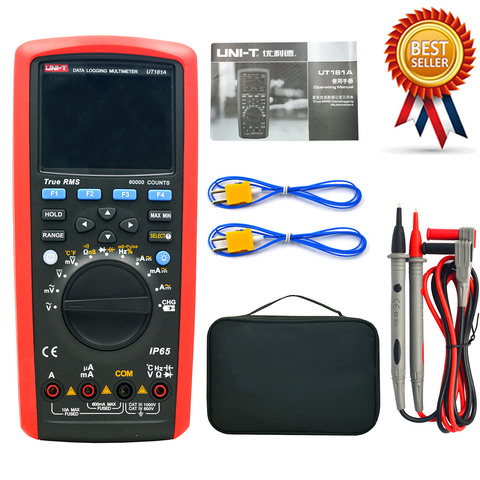 UNI-T UT181A Data Logging 20000 Digital Multimeter True RMS Tester Datalogging DMM Capacitance Temperature Meter ► Photo 1/6