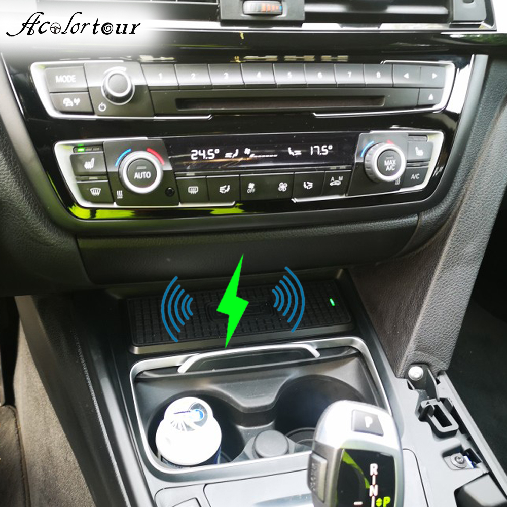 Buy Online 15w Car Wireless Charger For Bmw F30 F31 F32 F34 F36 3 4 Series Charging Adapter Mount Phone Holder For Iphone 11 Charge Board Alitools