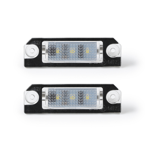 2Pcs 3LED License Plate Number Lamp Signal Lights For VW GOLF 4 97-05 Golf 5 03-08 Lupo Polo 9N Passat 3c B6 Limousine ► Photo 1/5