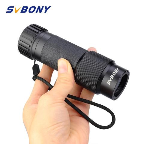 SVBONY 8x25/10x25 Metal Monocular Multi-layer Coated Imaging Clear Mini Portable Travel Opera Theater Museum Telescope SV301 ► Photo 1/6