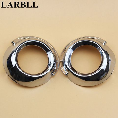 2PCS CAR Styling Chrome Front Left&Right Fog Light lamp Frame cover trim Decoration For Peugeot 307 ► Photo 1/6