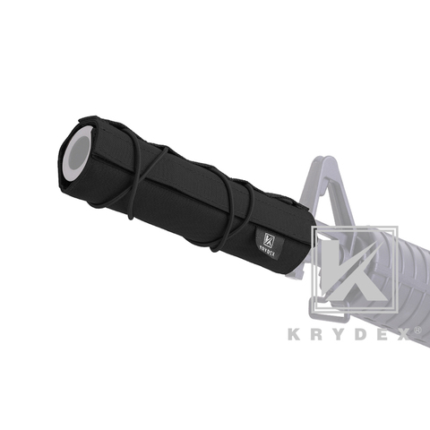 KRYDEX 18/22CM Muffler Protective Case Tactical Shooting Suppressor For Surefire FA762K Nylon Silencer Protector Cover Accessory ► Photo 1/6