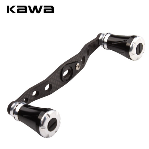 kawa New Fishing Reel Carbon Fiber Handle With Alloy Knob Accessory Length 110mm Hole Size 7x4 and 8X5mm Suit  D/ S Fishing Reel ► Photo 1/6