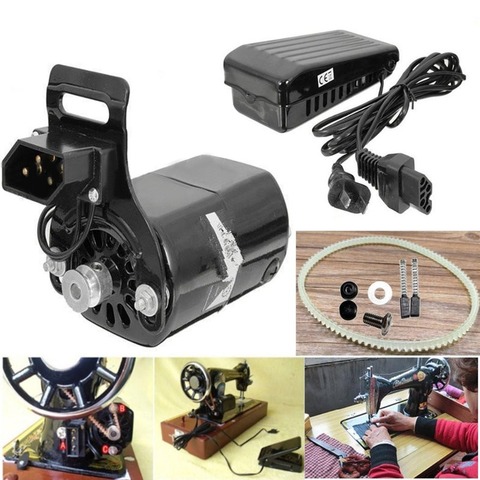0.9 Amps 180W Domestic Household Sewing Machine Motor 220V 8000 RPM With Foot Pedal Controller Speed Pedal ► Photo 1/6