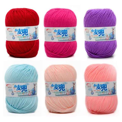 1pc 48g Milk Cotton 4ply Yarn Soft crochet yarn Baby Yarn Crochet for  knitting Wool scarf Cheap DIY Sweater - Price history & Review, AliExpress  Seller - ANNA YANG Store
