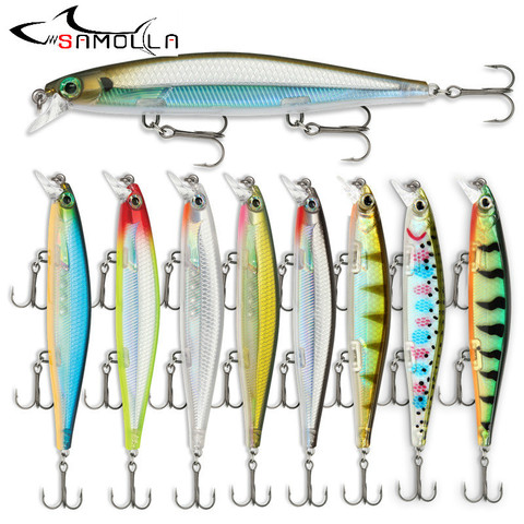 Minnow Fishing Lures Weights 11cm / 13g Saltwater Lures Jerkbait Sinking  Whopper Floating Tackle Trolling Lure Isca Artificial - Price history &  Review, AliExpress Seller - SAMOLLA Official Store