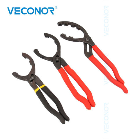 10/12/14 Inch Oil Filter Pliers Non Slip Grip Hand Adjustable Oil Filter Wrench Car Removal Repair Hand Tools for Engine Filters ► Photo 1/6