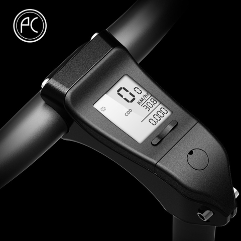 PCycling Bicycle Computer Bike Wired Stopwatch Bicycle Handlebar Bike Stem Riser Stopwatch Waterproof IPX6 Backlight English ► Photo 1/6