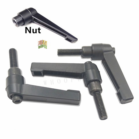 1PC M4 M5 M6 M8 M10 M12 M16 Clamping Lever Machinery Adjustable Handle Locking External Male Thread Knob ► Photo 1/2