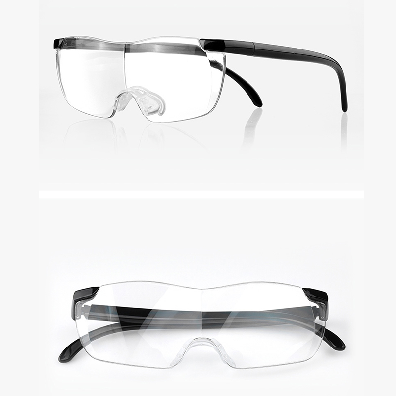 250 Degree Vision Glasses Magnifier Magnifying Eyewear Reading Glasses Portable