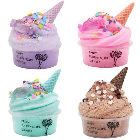 60ml Adult Kid Cute Candy Ice Cream Slime Clay Plasticine Mud Decompression Toy ► Photo 1/6