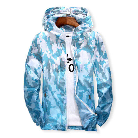 Running Jacket Women Men Windbreaker Cycling Camouflage Women's Jackets Coat Female Sport Clothes Ropa Hombre Santic Plus Size ► Photo 1/6