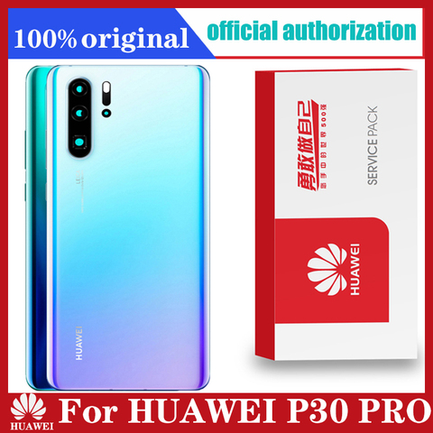 Original Back Housing Replacement for HUAWEI P30 Pro Back Cover Battery Glass with Camera Lens adhesive Sticker ► Photo 1/6