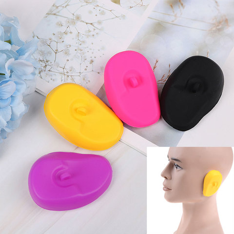 1 Pair Shower Waterproof Hair Coloring Ear Protector Cover Caps Ear Cover Pretty Pro Hair Salon Earmuffs ► Photo 1/6