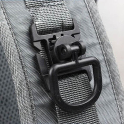 new HIGH GRADE 1 Pcs Molle Tactical 360 Rotation D Ring Backpack Buckle Travel kit tool ► Photo 1/6