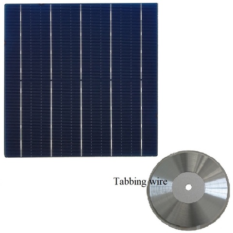 Diy 220W monocrystalline solar panel high quality solar cells 21.8% efficiency 40pcs/Lot + Enough connector tabbing wire ► Photo 1/5