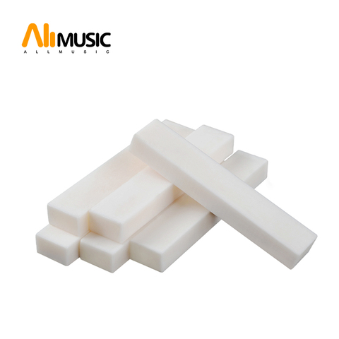 100pcs Bone Guitar Nuts String Bridge Saddle Blank for Acoustic Classical Guitar Mandolin Banjo Ukulele Guitar accessories ► Photo 1/6