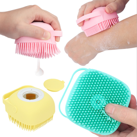 Newest Cute Magic Silicone Brushes Bath Towels Body Brush Bath Belt Exfoliating Wash Skin Household Clean Shower Brushes ► Photo 1/6